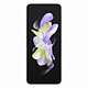 Samsung Galaxy Z Flip 4 Lavender (8GB / 256GB) Smartphone 5G-LTE Dual SIM IPX8 - Snapdragon 8+ Gen 1 3.18 GHz - RAM 8 GB - Dynamic AMOLED main screen 120 Hz 6.7" 1080 x 2640 - Super AMOLED front screen 1.9" 260 x 512 - 256 GB - NFC/Bluetooth 5.2 - 3700 mAh - Android 12