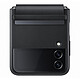 Buy Samsung Leather Case Design Black Galaxy Z Flip 4