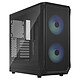 Fractal Design Focus 2 RGB TG (Black) Black Mini Tower case with tempered glass window and RGB backlight
