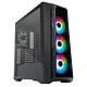 Cooler Master MasterBox MB520 TG ARGB Medium tower case with side window and tempered glass front and ARGB fans