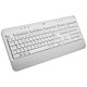 Logitech Signature K650 White Bluetooth wireless keyboard - membrane keys - palm rest - AZERTY, French