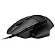 Logitech G G502X Black Wired mouse for gamers - right handed - 25000 dpi optical sensor - 13 programmable buttons