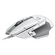 Logitech G G502X White Wired mouse for gamers - right handed - 25000 dpi optical sensor - 13 programmable buttons
