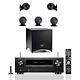 Denon AVR-X1700H DAB Black + Cabasse Alcyone 2 Pack 5.1 Black 7.2 Home Cinema Receiver - 80W/Channel - Dolby Atmos/DTS:X - DAB+ - HDMI 8K - Upscalling 8K - HDR - Wi-Fi/Bluetooth/AirPlay 2 - Multiroom + 5.1 Speaker Pack
