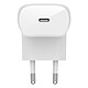 Avis Belkin Boost Charge Chargeur secteur USB-C 30 W avec câble USB-C vers Lightning (Blanc)