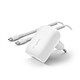 Belkin Boost Charger 30W USB-C Mains Charger with USB-C to USB-C Cable 30W USB-C Portable Power Charger with USB-C to USB-C Cable - White