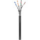 Opiniones sobre Goobay Cable LAN Mono Exterior Cat 6 S/FTP 100 m (Negro)