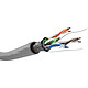 Goobay Network Cable Cat 5e U/UTP 100 m (Grey) Ethernet Category 5e U/UTP cable 100 m (Grey)