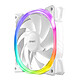 Antec Fusion 120 ARGB Blanc Ventilateur de boîtier PWM 120 mm avec LED RGB