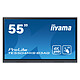 iiyama 55" LED - ProLite TE5504MIS-B3AG Écran tactile multipoint 4K UHD - 16:9 - IPS-AG - 390 cd/m² - 1200:1 - 8 ms - 24/7 - HDMI/VGA/USB-C - Wi-Fi/Bluetooth - HP 2 x 16 W - Noir