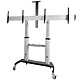 Review StarTech.com Double trolley stand with wheels for 37" to 60" TVs