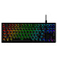HyperX Alloy Origins Core PBT Gaming keyboard - TKL format - mechanical switches (HyperX Red switches) - PBT keys - aluminium frame - RGB backlighting - QWERTY, French