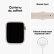 Apple Watch Series 8 GPS + Cellular Aluminum Lumière stellaire Sport Band 45 mm pas cher