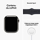 Apple Watch Series 8 GPS + Cellular Acier Inoxydable Minuit Sport Band 41 mm pas cher