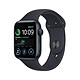 Correa deportiva de aluminio medianoche para el Apple Watch SE (2022) de 44 mm Reloj conectado - Aluminio - Resistente al agua - GPS - Pulsómetro - Pantalla Retina - Wi-Fi 2,4 GHz / Bluetooth - watchOS 9 - Correa de 44 mm