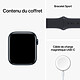 Apple Watch SE GPS (2022) Midnight Aluminium Bracelet Sport Midnight 44 mm pas cher