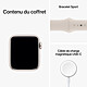 Apple Watch SE GPS (2022) Starlight Aluminium Bracelet Sport Starlight 40 mm pas cher
