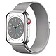 Apple Watch Series 8 GPS + Cellular Stainless Steel Silver Milanese Loop 45 mm