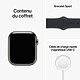 Apple Watch Series 8 GPS + Cellular Acier Inoxydable Minuit Sport Band 45 mm pas cher