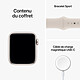 Apple Watch SE GPS + Cellular (2022) Starlight Aluminium Bracelet Sport Starlight 40 mm pas cher