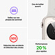 Acquista Apple Watch SE GPS + Cellular (2022) Argento Alluminio Polsino Sportivo Bianco 40 mm