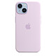 Apple Silicone Case with MagSafe Lilas Apple iPhone 14 Coque en silicone avec MagSafe pour Apple iPhone 14