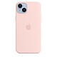 Funda de silicona Apple con MagSafe Rosa caliza para iPhone 14 Plus Funda de silicona con MagSafe para el iPhone 14 Plus de Apple