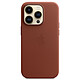 Apple Leather Case with MagSafe Terre de Sienne Apple iPhone 14 Pro Coque en cuir avec MagSafe pour Apple iPhone 14 Pro
