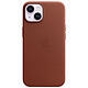Apple Leather Case with MagSafe Terre de Sienne Apple iPhone 14 Coque en cuir avec MagSafe pour Apple iPhone 14