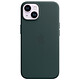 Apple Leather Case with MagSafe Vert forêt Apple iPhone 14 Coque en cuir avec MagSafe pour Apple iPhone 14