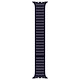 Cinturino a maglie in pelle 45 mm Inchiostro - M/L Cinturino a maglie in pelle per Apple Watch 42/44/45/49 mm