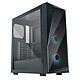 Cooler Master CMP520 Mid tower case with tempered glass side window, mesh front panel and 3 ARGB LED fans