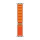 Apple Boucle Alpine orange 49 mm - S Bracelet pour Apple Watch Ultra et Apple Watch 44/45/49 mm