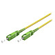 Jarretière optique simplex monomode 9/125 SC-APC/SC-APC (0.5 mètre) Câble fibre optique pour box internet