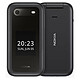 Nokia 2660 Flip Noir Téléphone 4G Dual SIM - Unisoc T107 - RAM 48 Mo - Ecran 2.8" et écran secondaire 1.77" - 128 Mo - Bluetooth 4.2 - 1450 mAh