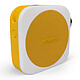 POLAROID P1 Music Player - Yellow/White Mono wireless speaker - Bluetooth 5.1 - 10hrs battery life - USB-C - Waterproof IPX5