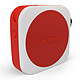 POLAROID P1 MUSIC PLAYER - Rojo/Blanco Altavoz inalámbrico mono - Bluetooth 5.1 - Batería de 10 horas de duración - USB-C - Resistente al agua IPX5