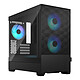 Fractal Design Pop Mini Air RGB TG (Black) Black Mini Tower case with tempered glass window and RGB backlight