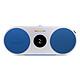 POLAROID P2 Music Player - Bleu/Blanc Enceinte sans fil nomade mono - Bluetooth 5.0 - Autonomie 15h - USB-C