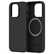 QDOS Pure Touch Case with Midnight Snap for iPhone 14 Pro Protection Silicone Case with Snap Magnet for Apple iPhone 14 Pro