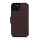 DECODED Etui Folio en cuir pour iPhone 14 Pro Max Marron Etui folio en cuir avec porte carte pour iPhone 14 Pro Max