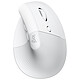 Logitech Lift for Mac (Blanc) Souris sans fil ergonomique - droitier - Bluetooth - capteur optique 4000 dpi - 6 boutons - optimisée pour Mac