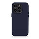 DECODED Leather Case for iPhone 14 Pro Navy Blue Leather Case for iPhone 14 Pro (MagSafe)