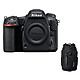 Nikon D500 + Sac à dos Appareil photo 20.9 MP - Vidéo 4K Ultra HD - Écran tactile inclinable - Wi-Fi - Bluetooth - SnapBridge (boîtier nu) + Sac à dos