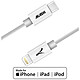 Akashi Câble USB-C vers Lightning MFI (Blanc - 1m) Câble de chargement et synchronisation USB-C vers Lightning MFI