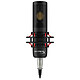 HyperX ProCast Black Condenser microphone - cardioid polar pattern - XLR - flexible and adjustable stand - pop filter