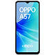 OPPO A57 Noir Etoilé Smartphone 4G-LTE Dual SIM IPX4 - Helio G35 8-Core 2.3 GHz - RAM 4 Go - Ecran tactile 60 Hz 6.56" 720 x 1612 - 64 Go - NFC/Bluetooth 5.3 - 5000 mAh - Android 12