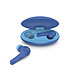 Auriculares infantiles Belkin Soundform Nano con protección de 85 db (azul) Auriculares intraauriculares verdaderamente inalámbricos - IPX5 - Bluetooth 5.0 - 5 + 19 horas de duración de la batería - Estuche de carga/transporte con cable