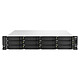 QNAP TS-H1887XU-RP-E2334-16G Server NAS professionale a 18 alloggiamenti (12x 3,5" + 6x 2,5") - 16 GB di RAM DDR4 ECC - Intel Xeon E-2334 e alimentatore ridondante da 550W - QuTS hero (senza disco rigido)