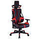 The G-Lab K-Seat Carbon (rosso) Seduta in similpelle per giocatori - braccioli 3D - schienale regolabile a 120° - peso massimo 120 kg